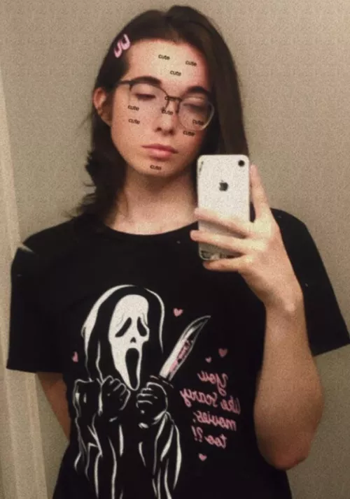 Wanna watch a scary movie? We could even cuddle…