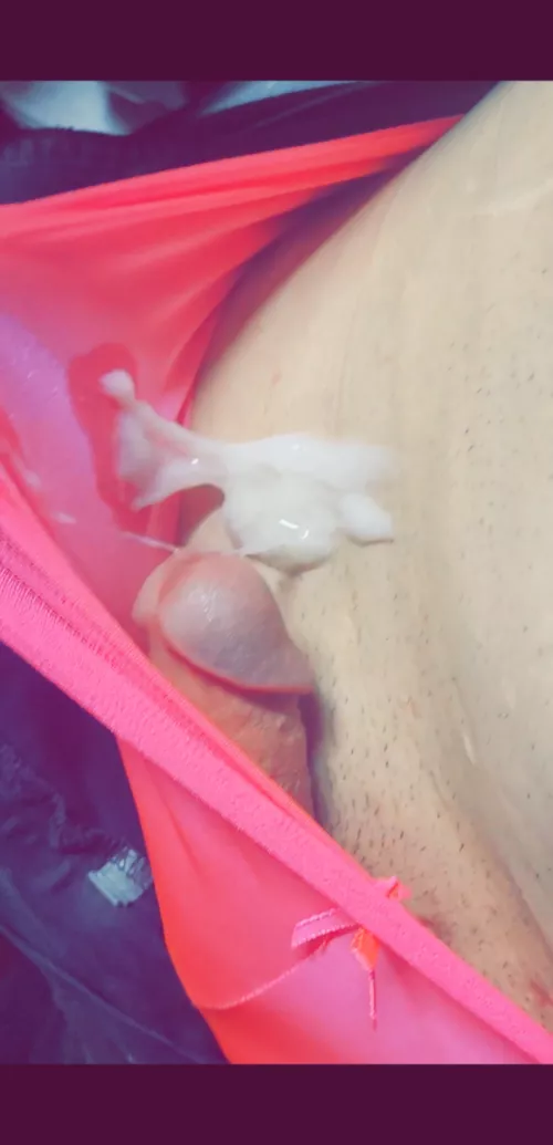 exploded in panties while trying to edge... oops..