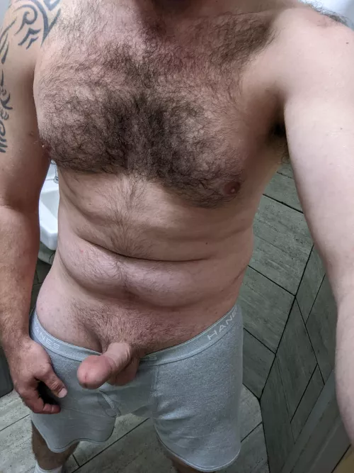 I was so distracted by one of you, I had to strip down in the gas station bathroom [39]