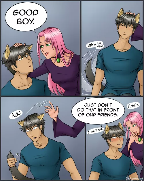 And Damian wondered: Was it the wolf in him or the sub in him that loved it so much? [OC]