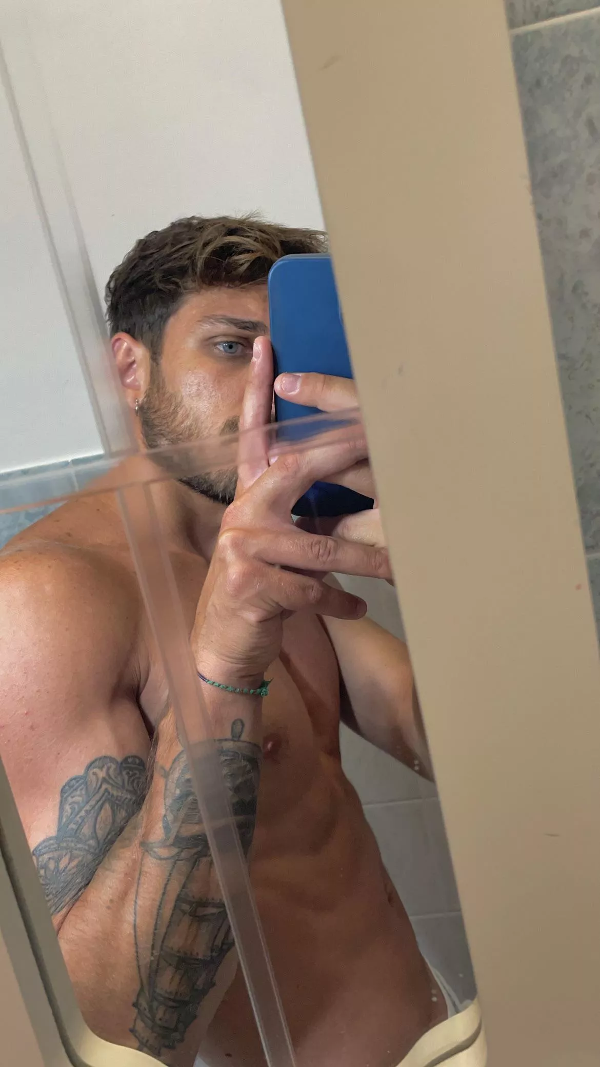 before the shower