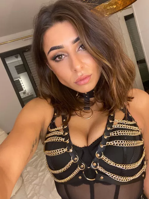 Do you want me to wear more or less leather for you?