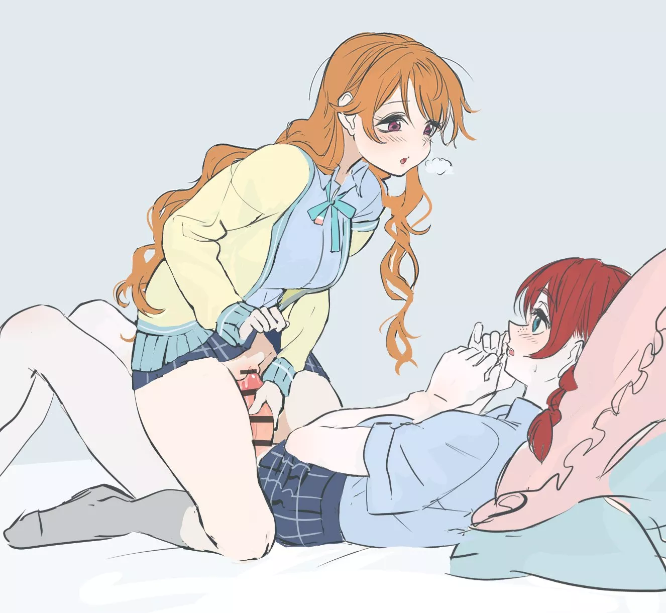 Emma Verde And Konoe Kanata Ready To Connect (Monowe ) [Love Live!]