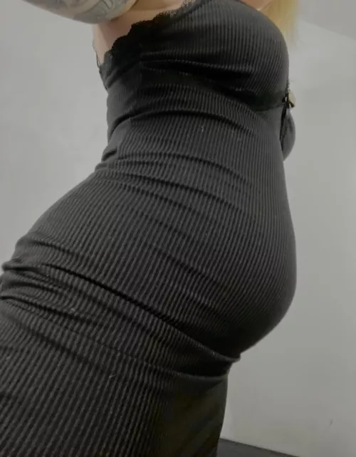 Not pregnant, just full