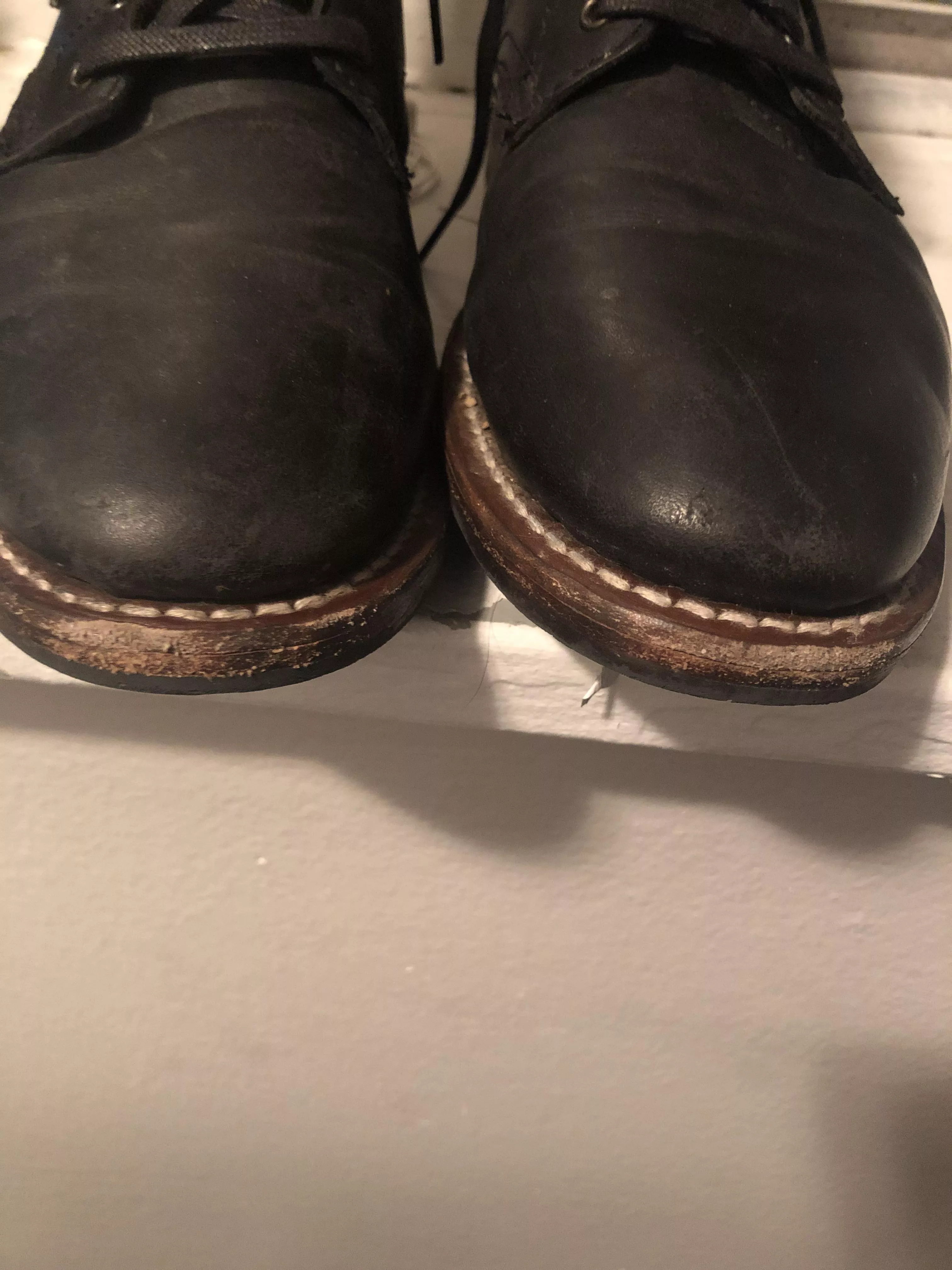 These two scuffs happens the first week I got my Thursday boots while I was changing my oil and it’s driving me crazy. What’s the best way to fix this? These two scuffs happens the first week I got my Thursday boots while I was changing my oil and it’s driving me crazy. What’s the best way to fix this?