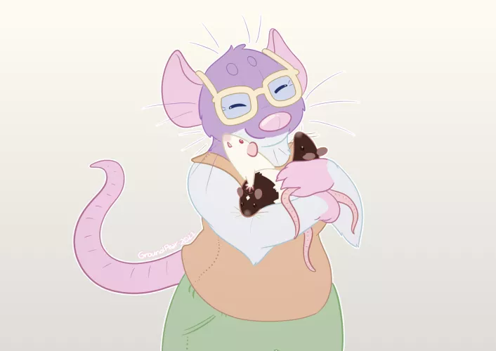 A nice picture for a nice sub which can get the Pluto/Goofy joke! ❤️🐀 art by me @ratgroundpear