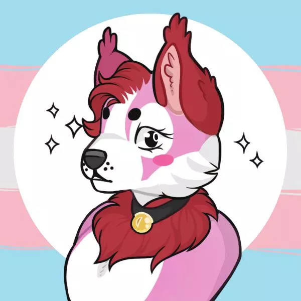 I’m new! My boyfriend got me into the furry community about a week ago and I finally made a fursona! His name is lip and he’s a pink mutt mix 💚 I’m new! My boyfriend got me into the furry community about a week ago and I finally made a fursona! His name is lip and he’s a pink mutt mix 💚