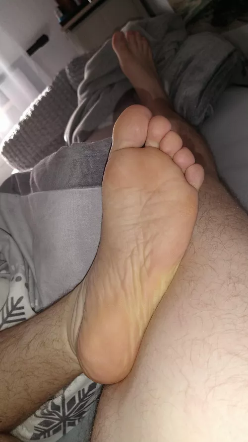 male feet