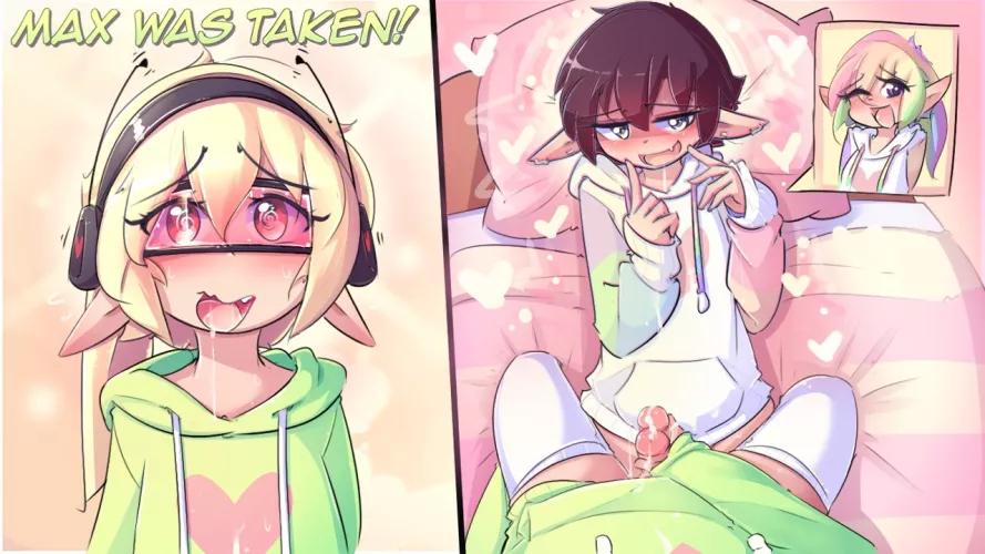 Max The Elf Ray Game Over Screen (@HoodieDraws)