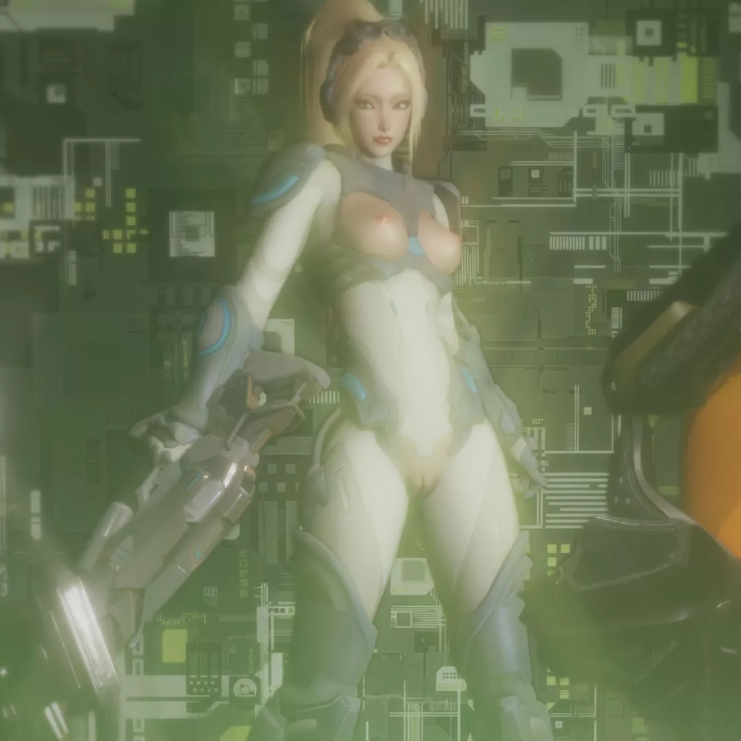 Nova Terra half nude bodysuit cameltoe and boobs (Picture T) [Starcraft 2]