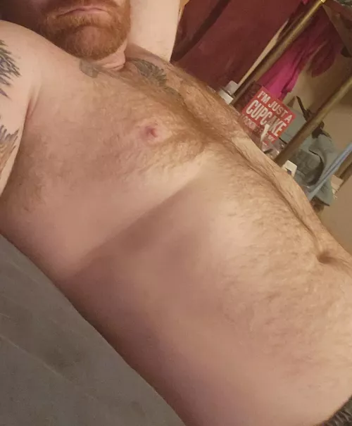 Of course you can lay your head down on my chest.