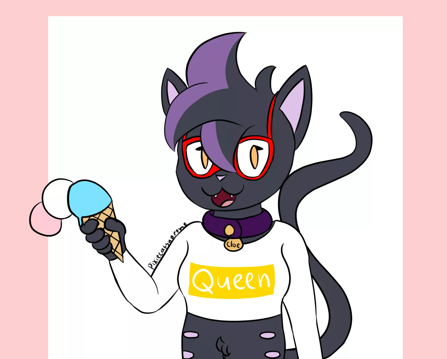 Summer drawing for the summer that's totally not over yet (art by me)