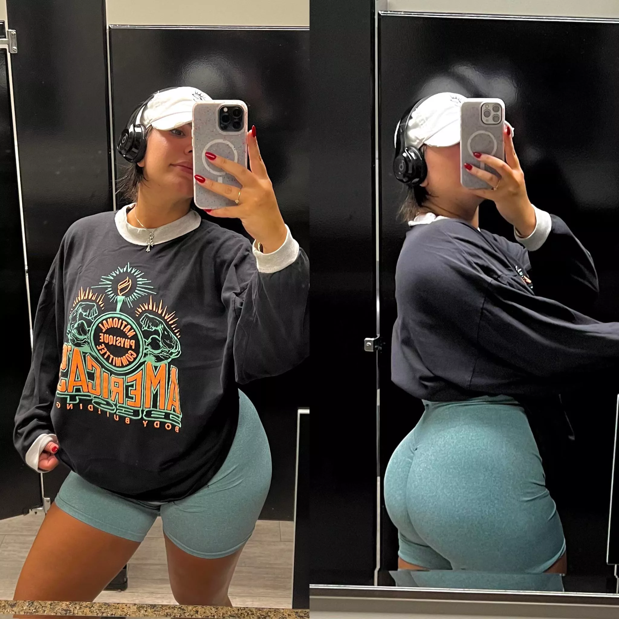 Vintage tee workout
