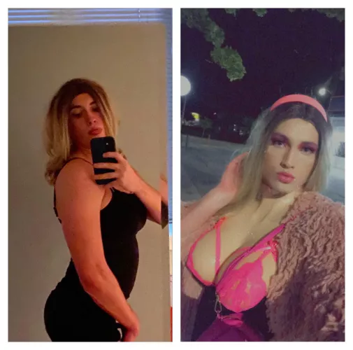 Bimbofication from CD to full bimbo with a lot more changes to go