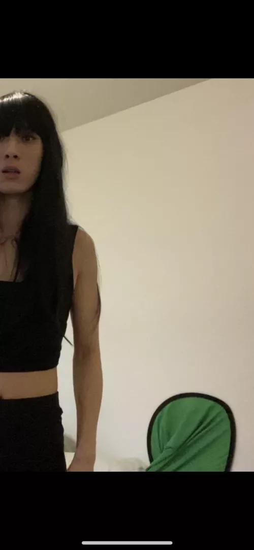 do i look cute? sorry for the photo cut in half, but I'm too shy for now