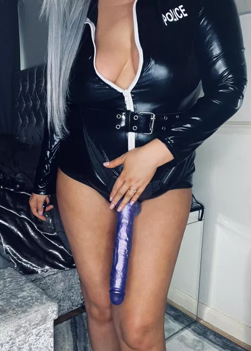 [domme] You’ve been a bad boy and it’s time for your punishment, hope you’re ready for the long arm of the law