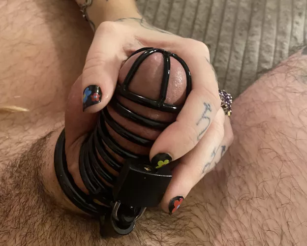 First time being locked up by my wife.