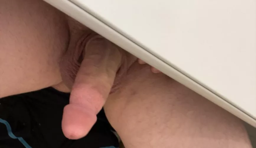 Hung my cock out for a few mins but nobody was there