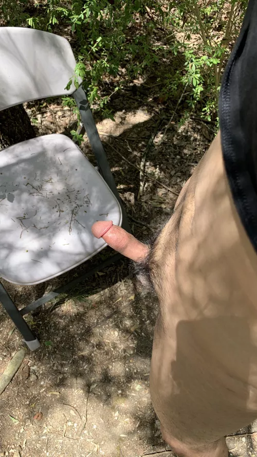 i love coming to the woods after school to blow a load