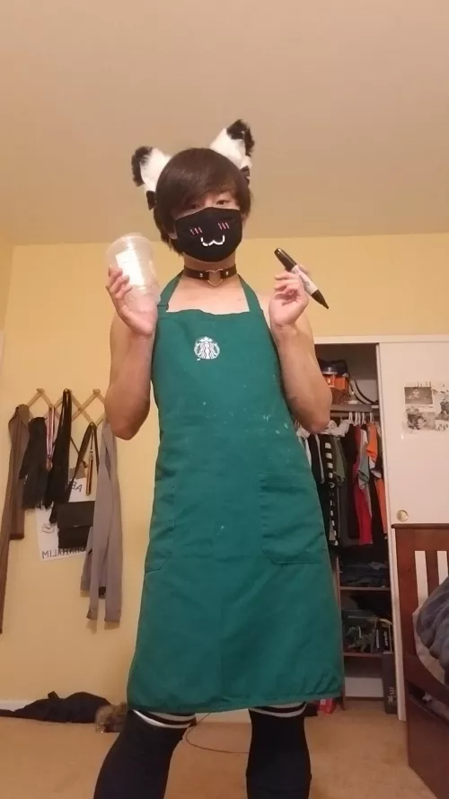 I'm sorry, but you wanted an ice latte with what ?