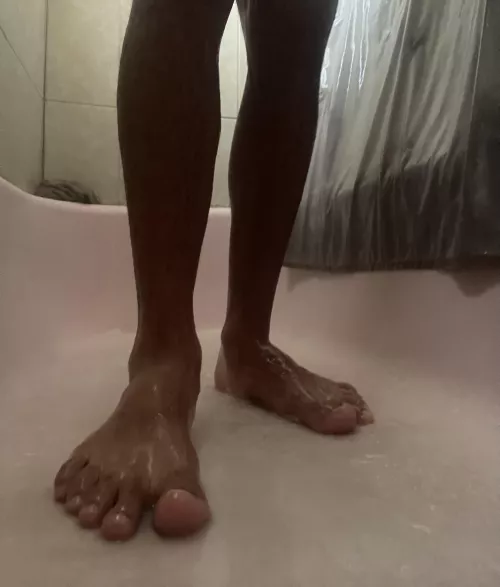 They needed a good cleaning. (Not my preferred way of cleaning)