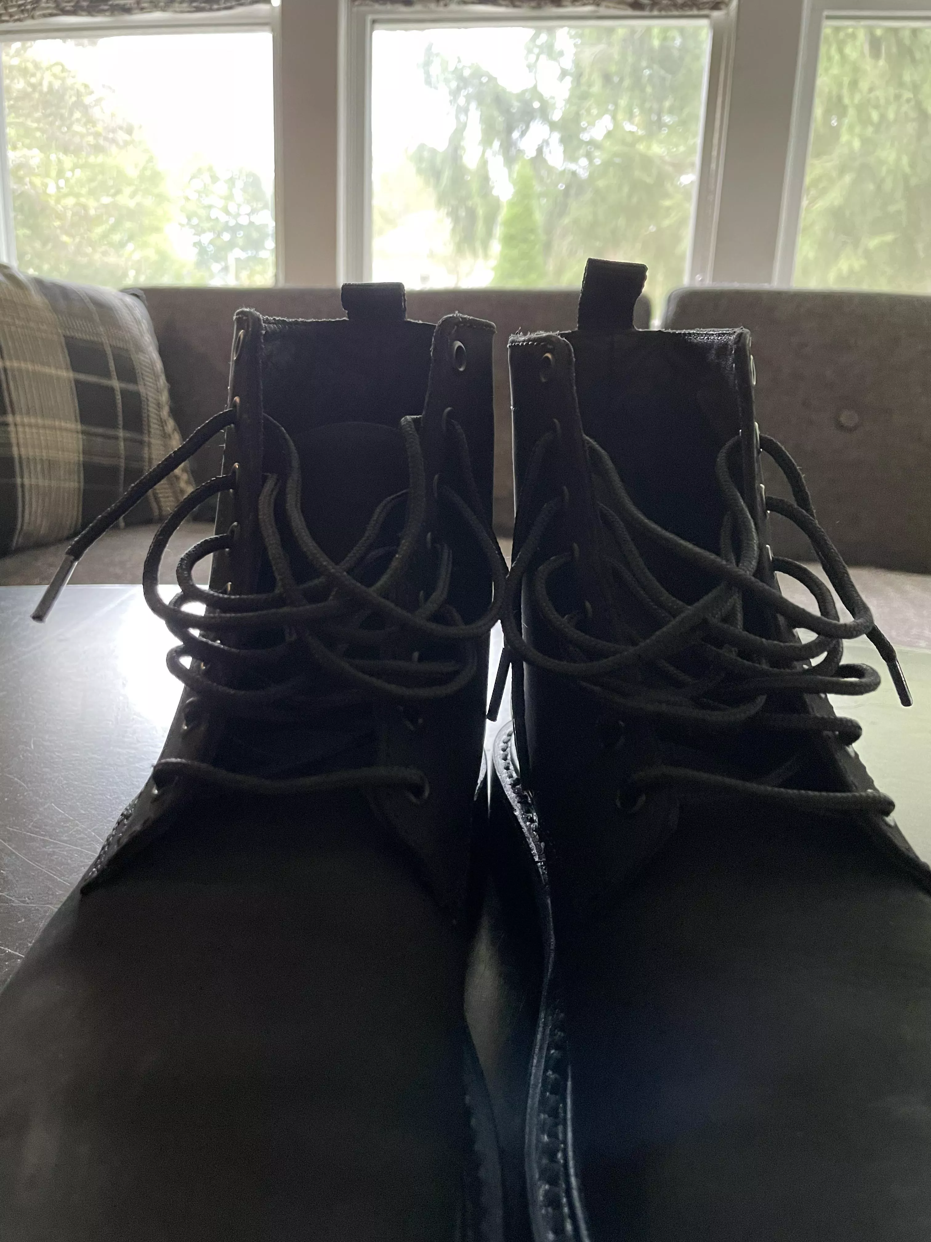 Thursday boots titans. Second pair because first had uneven heel stacks. Is this acceptable?