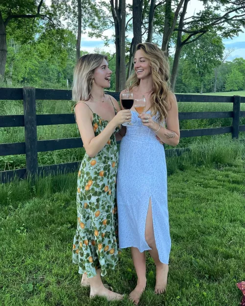 Which dress ends up on the floor by your bed?