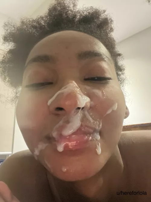 can you tell how proud i am, watch me lick it off