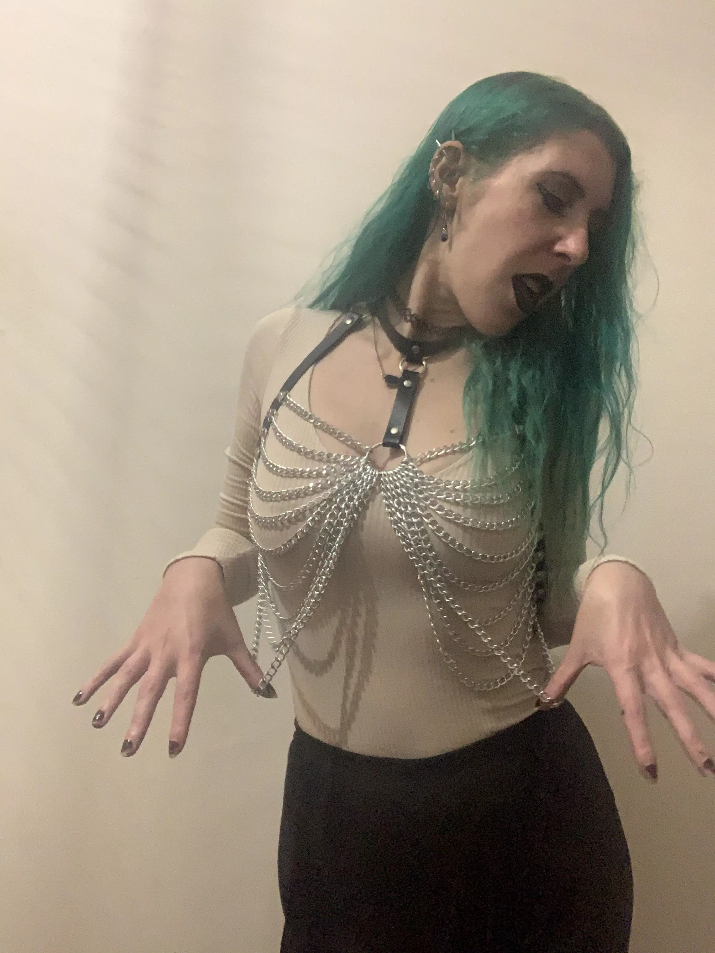 Chained up