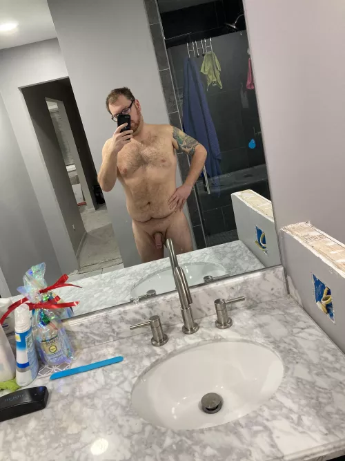 Just getting ready to clean up. Or should I say get dirty