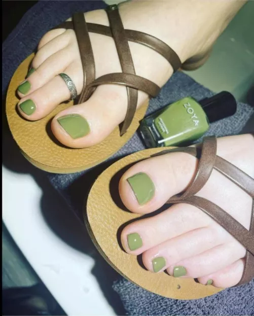 My wife wants to know what you think of her feet!