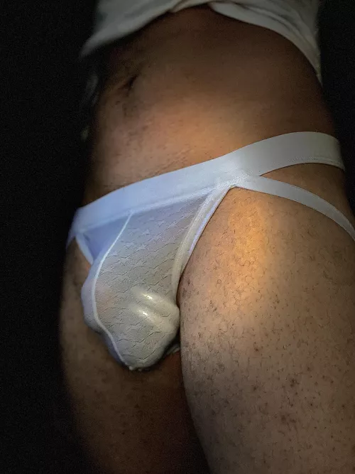 White on White on Brown 🍆⭕️😈✨🥜