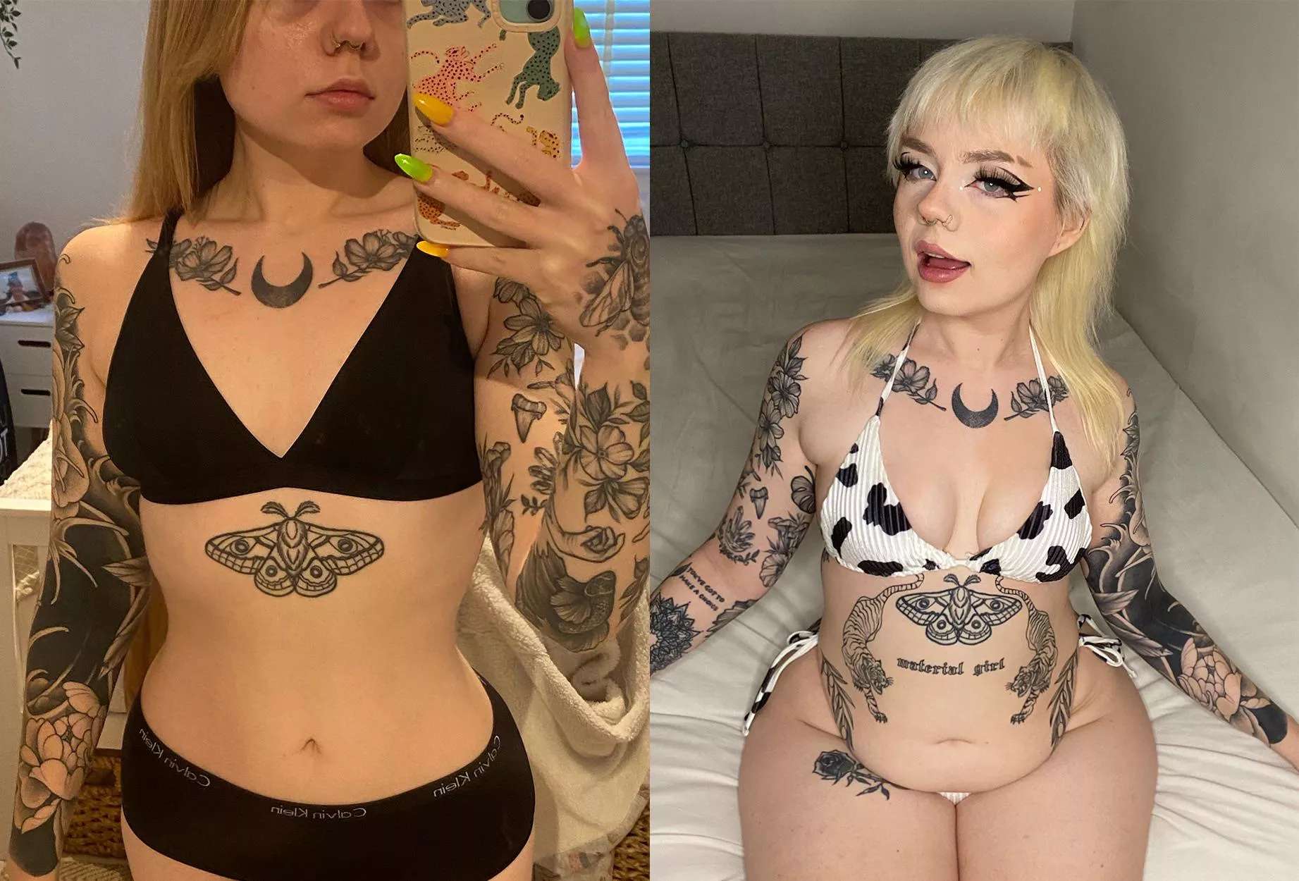 I love before and afters that shows just how chubby I’ve gotten