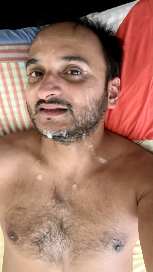 I touched his balls and then his hole and this is what happened