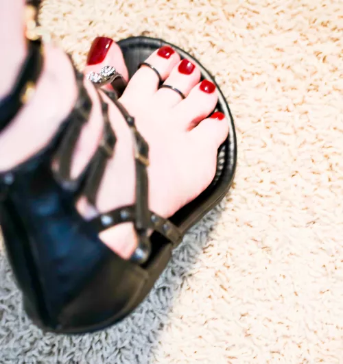 My red toes