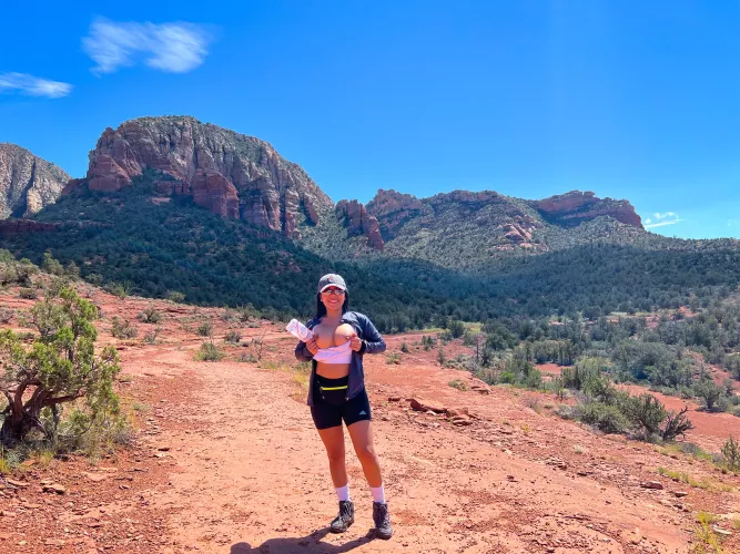 Sedona’s Devils bridge has some beautiful views 😜