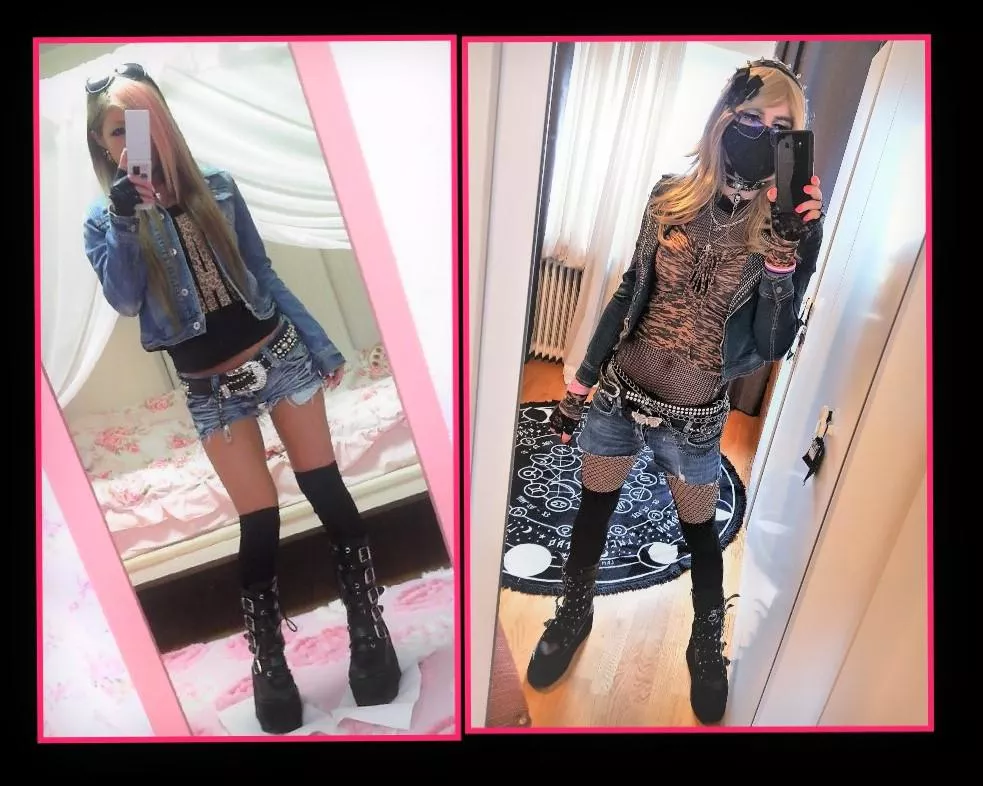 The outfit I made the other day is actually heavily inspired by this iconic Gyaru look, what do you think ? The outfit I made the other day is actually heavily inspired by this iconic Gyaru look, what do you think ?