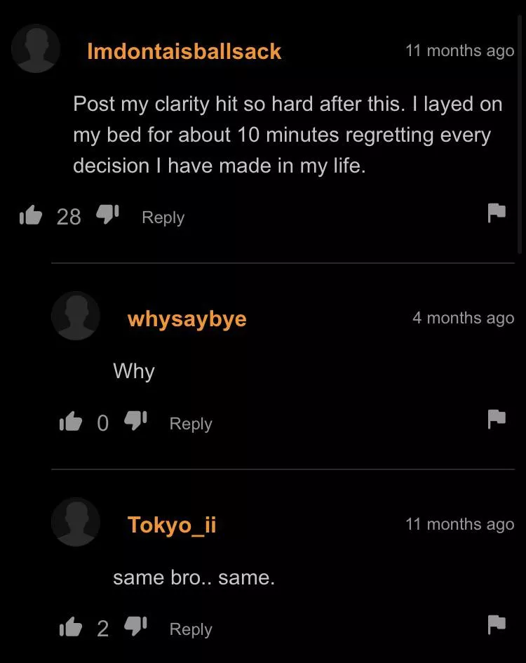 Honestly…felt