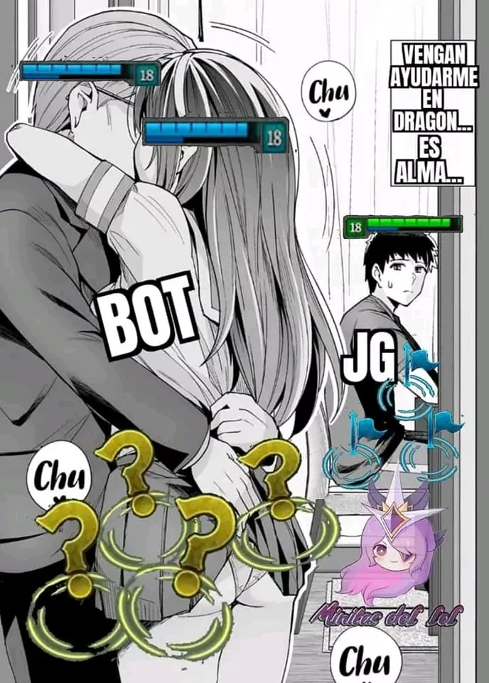 LF Mono Source manga: 1girl, 2boy, kissing, sitting, view from behind, hand on neck, skirt, panty, thighs, butt, no face, meme LF Mono Source manga: 1girl, 2boy, kissing, sitting, view from behind, hand on neck, skirt, panty, thighs, butt, no face, meme