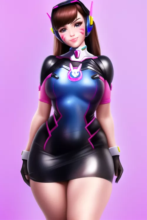 D.va [Generated with AI, Stable Diffusion]