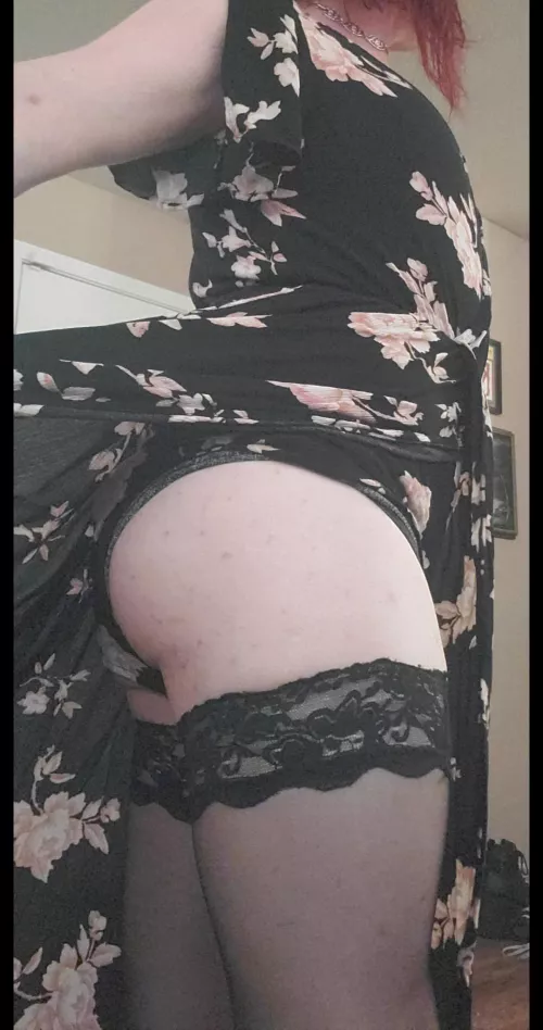 Maybe you can pull my romper bottoms to the side daddy?