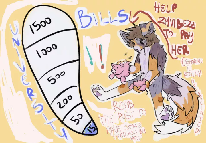 my uni is killing me with the taxes, i got to pay 1500€ by november 30th and i got no money rn. Please share and read if you can, also sharing will help me enough already. Gofundme link is under this post