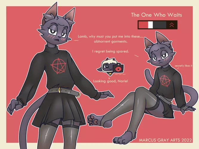 The One Who Waits (art by me @MarcusGrayArts on Twitter)