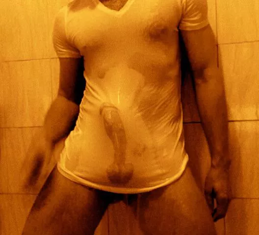 Wet outline…