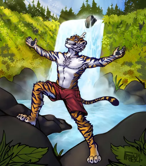 What do you feel looking at this painting? 🍃 art by me - @freyjaart on Twitter