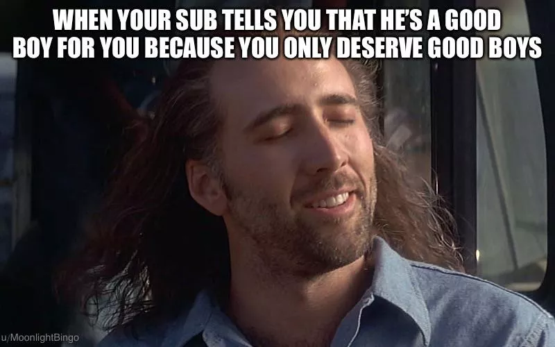 Y’all be real good boys to your Dommes now 😌❤️ This is what we like to hear! My sub knows 😉