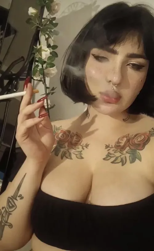 A little drunk but RBF on point 👅