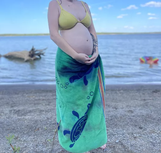 during our beach days