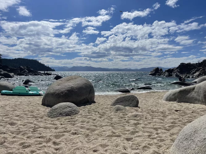 Lake Tahoe nude beach!
