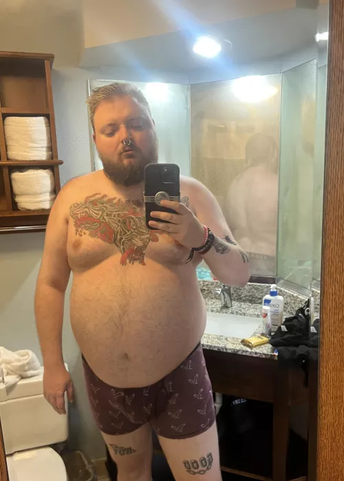 Not ashamed to love my body, and wish a fat ass was sat right on my nose right now.